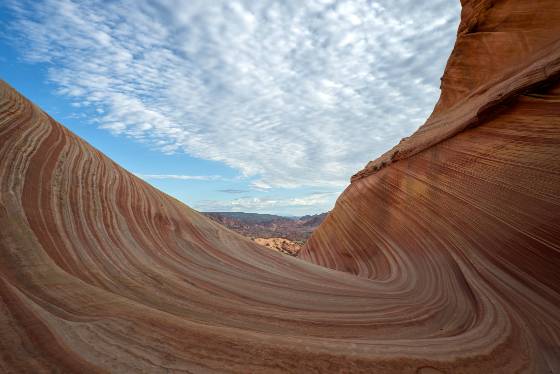 Looking North 4 The entrance to The Wave in Coyote Buttes North, Arizona